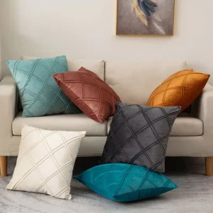 Pillowcase Simple Bedside Cushion Three Dimensional Dutch Velvet High End Living Room Home Decor Sofa Throw Pillow