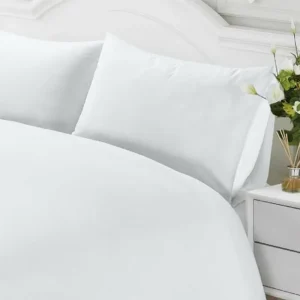 Pillowcase&Sheet Sets Polyester White Bed Sheets Fitted Sheet Bedding Set Hotel Home