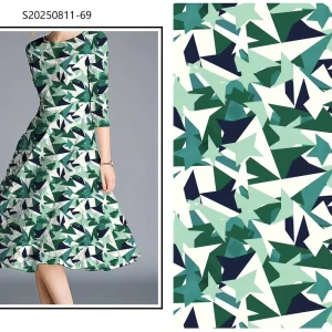 Pipa Dance Print 100% Rayon Viscose Digital Fabric for Bohemian Dress
