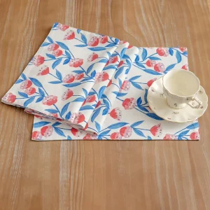 Place Mats Washable and Durable Digital Printing Cotton Linen Cartoon Table Mats Place Mats Customized