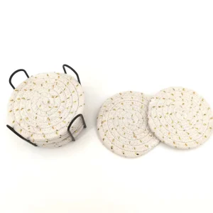 Placemats Handmade Cotton Woven Placemats Round Pads Place Mats Dining Table Placemat