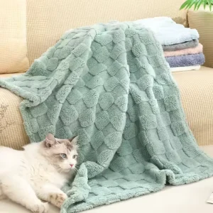 Plaid Solid Knitted 100% Polyester Throw Blanket Thick Warm Soft Fluffy Four Seasons Use Air Conditioner Accessory Airplane