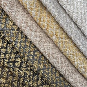 Plain Jacquard Fabric 100% Polyester Soft Touch Woven 330GSM Anti Pill Tear Resistant Customizable for Sofa and Toy Use