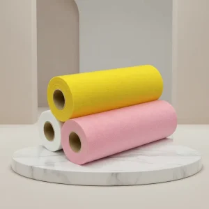 Plain Nonwoven Bamboo Fiber Filter Fabric High Tensile Strength Quick Dry Lightweight Anti Bacteria Eco Friendly