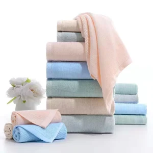 Plain Rectangular Hand Towels From Manufacturers Soft Comfortable Skin Friendly Quick Dry 100% Bamboo Fiber Home Use