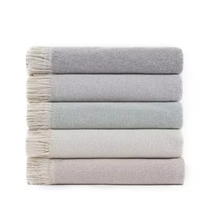 Plain Solid Breathable Multifunction Sofa and Bed Cover Made in Spain Smooth Blankets Throw Blanket