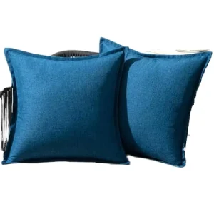 Plain Woven 100% Silk Square Cushion Cover Decorative Throw Pillow Case Eco-Friendly Home Hotel Decor