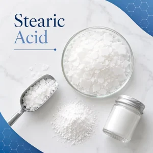 Plant Grade Stearic Acid 1801 CAS 57 11 4 for Cosmetics 25kg ISO9001 Certified Halal Kosher Certified