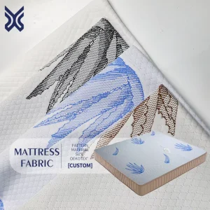 Plant Patterned Air Layer Knitted Jacquard Mattress Fabric Thickened Soft and Sticky Simmons Mattress Air Layer Fabric