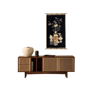 Plants Flowers Tapestry Nabis SF N 009 Indoor Leisure Style Courtyard Hanging Frameless Vintage Medieval Entrance Painting Wall