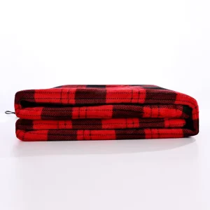 Plush Fluffy Sherpa Double Layer Flannel Electric Blanket Throws for Car Throw Blankets