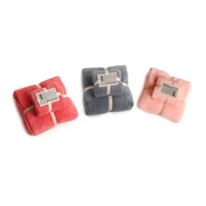 Plush Soft and Super Absorbent Bath Towels Sizes 35x75cm 70x140cm 90g 340g Weight GRS Certified