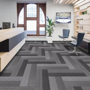 Plush Textured Thick Professional Manufacture Home Classic Office Use Floor Carpet Tiles Office