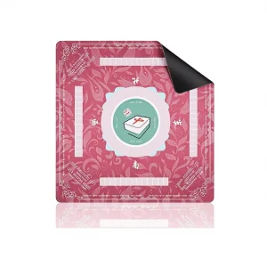 Poker & American Halloween Mahjong Mat Waterproof Easy-Wipe Non-Slip Silent Multi-Functional Natural Rubber Pad