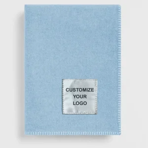 Polar Fleece Blanket Woven Logo Label Knitted Bed Throw Bulk for Mass Corporate Sourcing Gift Distributor OEM