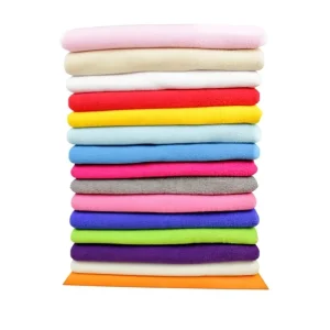 Polar Fleece Fabric Weft Knitted Plain Dyed Abrasion Resistant Thickened 100% Chemical Fiber Apparel Loungewear