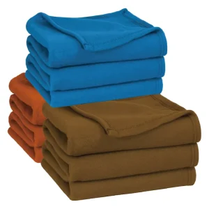 Polar Fleece Solid Thermal Blanket Extra Soft Brush Fabric Super Warm Lightweight Four Seasons Waterproof Couch Easy Care Bed