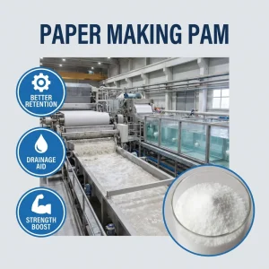 Polyacrylamide PAM Powder for Paper Making Retention Aid and Textile Sizing Agent
