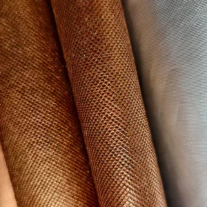 Polyester Bronze Silver Coated Fabric Stage Truss Decoration Dance Hall Prop Material Custom Apparel Textile Home Decor Fabric