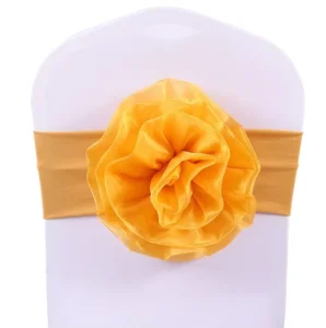 Polyester Chair Sashes Bow Sash Knots for Wedding and Events Supplies Party Decoration Chair Sashes