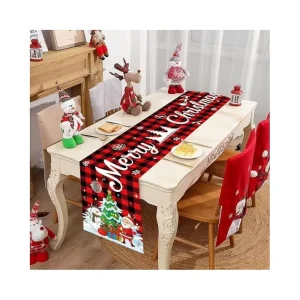 Polyester Christmas Table Runner Tablecloth 13*71inch