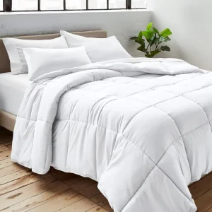 Polyester Comforter Duvet Insert Quilted Comforters All Season Gentle Soft Modern Machine Washable Women Men