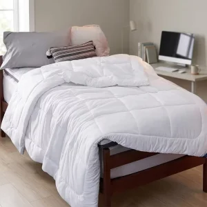 Polyester Comforter Duvet Insert Quilted Comforters All-Season GentleSoft Machine Wash Modern Twin XL 92×68 Inches