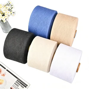Polyester Cotton Yarn Blended Thread Dyed Recycled Material for Knitting Socks and Carpets Widely Used in Weaving