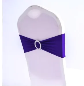 Polyester Elastic Chair Covers Sashes Chair Ribbon for Wedding