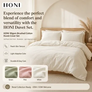 Polyester Fabric 3 Pcs Full Section Luxury Style Cosy Quilt Cover Bedding Set for Home Bedroom