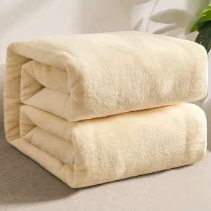 Polyester Flannel Fleece Double Bed Blankets Soft Heavy Couple Blanket Throws for Winter King Queen Size