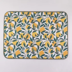 Polyester Floral Printed Drying Mat for Home & Kitchen Decoration
