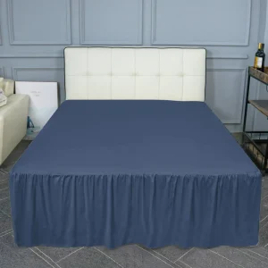Polyester Home Hotel Bed Skirt Fitted Bedding Bedspread Solid for Mattress Cover