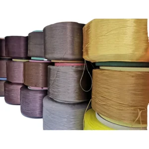 Polyester Intermingled Sewing Multifilament Yarn 300D Dyed White Color Used for Webbing Clothes Thread