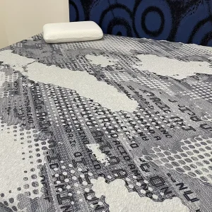Polyester Jacquard Knitted Fashion Pattern Soft Bedding Material for Mattress Covers