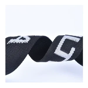 Polyester Latex Silk High Elasticity Webbing Customizable Clothing Bag Accessories Jacquard 1cm 5cm Nylon Alphabet Pattern China