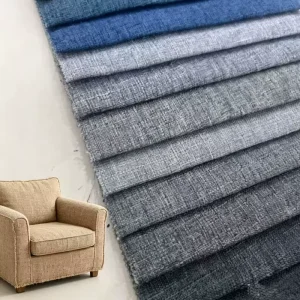 Polyester Linen Look Fabric Linen Upholstery Fabric Roll Linen Polyester Fabric for Sofa