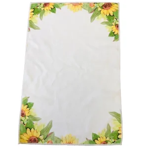 Polyester Microfiber Kitchen Towel Custom Sublimation Blank Tea Towels High Quality 40 X 60cm White Opp Bag Customized Rectangle