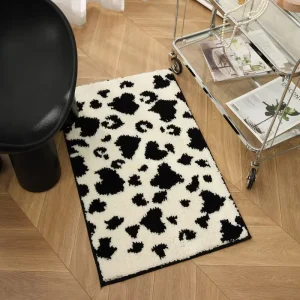 Polyester Modern Cushioned Novelty Door Mats Carpets Non Slip Entrance Rug Waterproof Washable Floor Mat