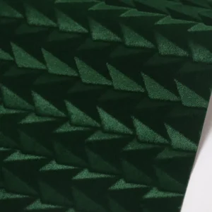 Polyester Nonwoven Flocked Velvet Fabric Plain Custom