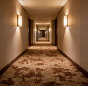 Polyester Nylon Blend Medium Pile Tufted Carpet Fire Resistant Water Resistant Anti Slip PET Friendly Eco Friendly Custom