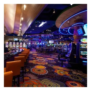 Polyester Nylon Luxury Carpet Puzzle Classic Tufted Carpet for Casino Gambling