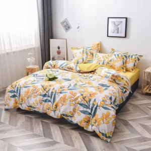 Polyester Printed King Size Duvet Cover Set Queen