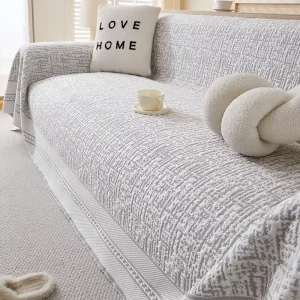 Polyester Sofa Cover Minimalist Jacquard Woven Couch Throw For Combination Sofa Home Hotel Decor Support Custom