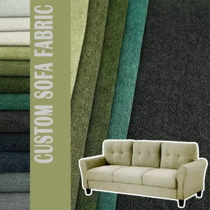 Polyester Textured Knit Fabric Sofa Fabric Material for Living Room Armchair
