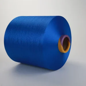 Polyester Textured Yarn 150D 144F HIM Colorful Blue DTY Yarn