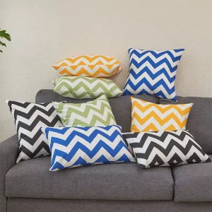 Polyester Throw Pillow Cover Outdoor Waterproof Cushion Cover for Patio