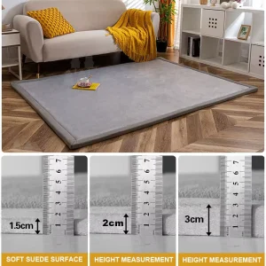 Polyester Unisex 3 cm Soft Touch Memory Foam Play Mat Non Toxic Japanese Tatami Carpet Chunky Soft Toy for Baby’s Sitting Room
