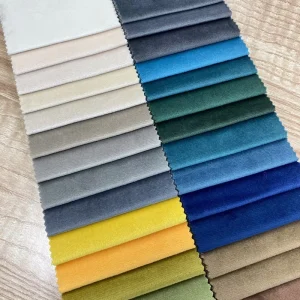 Polyester Velvet Sofa Fabric for Home Textile Furniture Textile