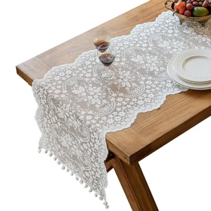 Polyester Vintage Embroidery Ribbon Boho Border Lace Trim Decoration Flower Table Runner Wedding Decoration